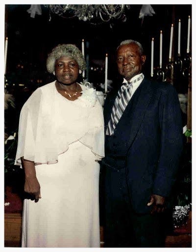 Prince Albert and Essie Jones (photo courtesy of the "Mathews, AL Facebook Group")