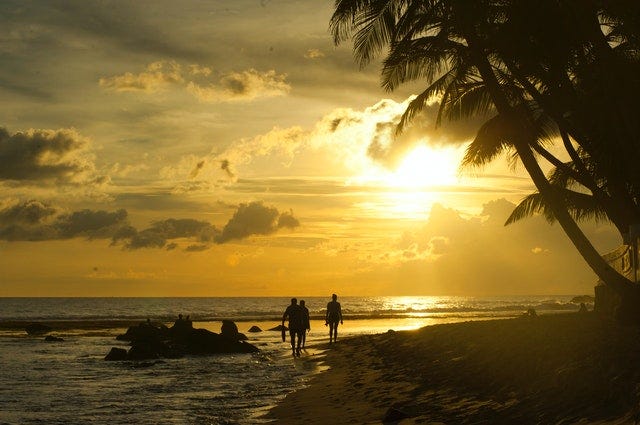 Top destinations in the Caribean Sunset in the Caribbean