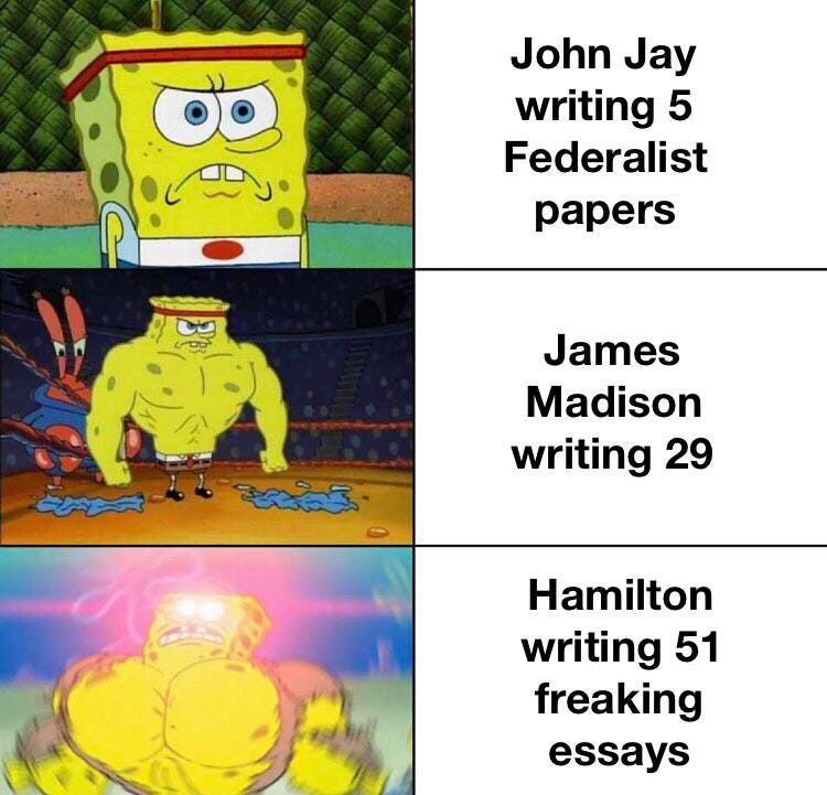 Not enough Federalist Paper memes : r/HistoryMemes
