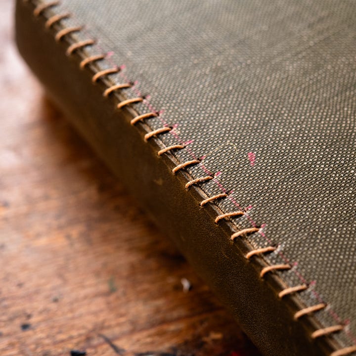 bookbinding from vintage materials