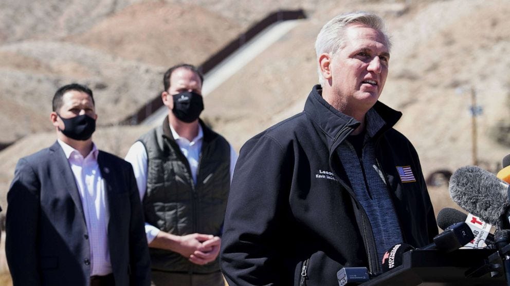 GOP lawmakers slam Biden after visit to migrant detention center at border  - ABC News