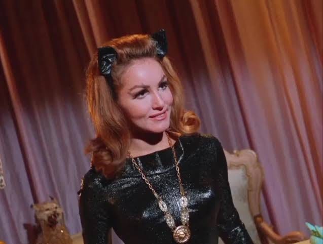 Julie Newmar the Original Catwoman Julie Newmar is the first live action  Catwoman She designed the costume And the make-up And she choreographed  many of her own scenes She has played Catwoman more ...