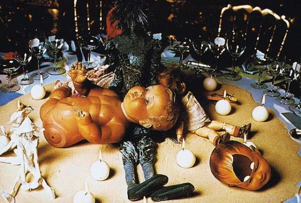 A Surrealist Parisian Dinner Party chez Madame Rothschild, 1972 A Surrealist Parisian Dinner Party chez Madame Rothschild, 1972