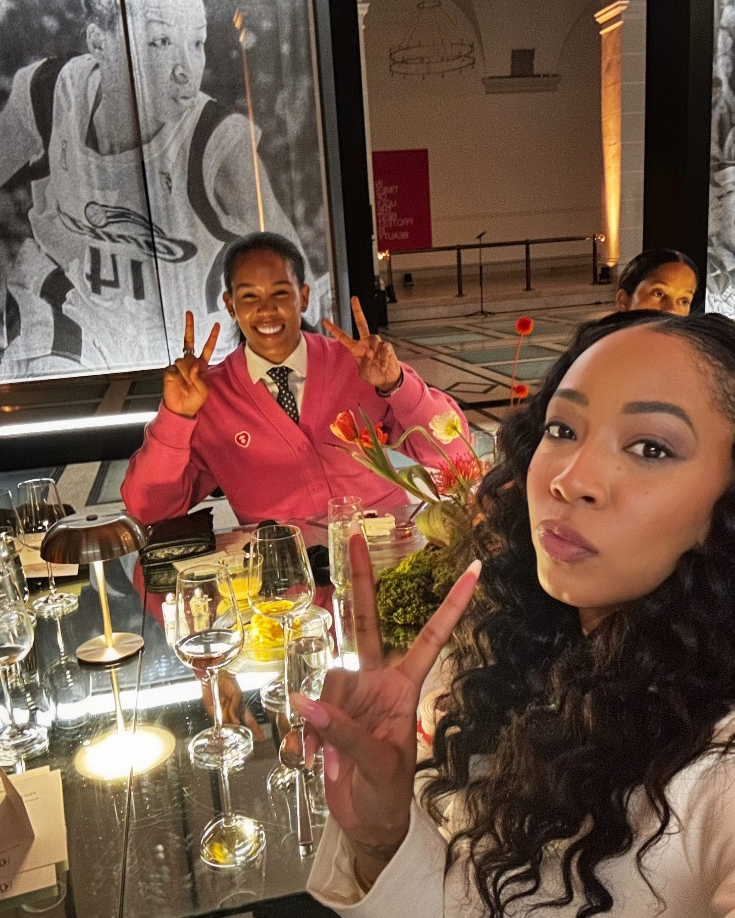 Khristina Williams at the WNBA on Prime Video 30th anniversary dinner inside Brooklyn Museum Khristina Williams at the WNBA on Prime Video 30th anniversary dinner inside Brooklyn Museum