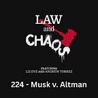 Law and Chaos