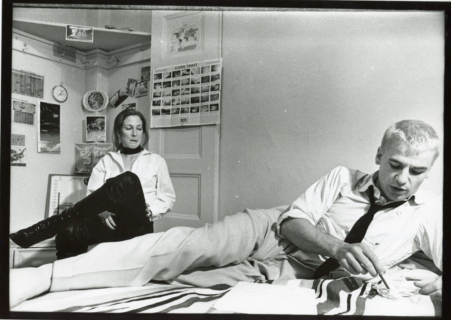 Gallery 98 | Amos Poe, Terence Severine (Sellers) with Eric Mitchell in The  Foreigner, Signed and Annotated on back by the Photographer Fernando  Natalici, 1977