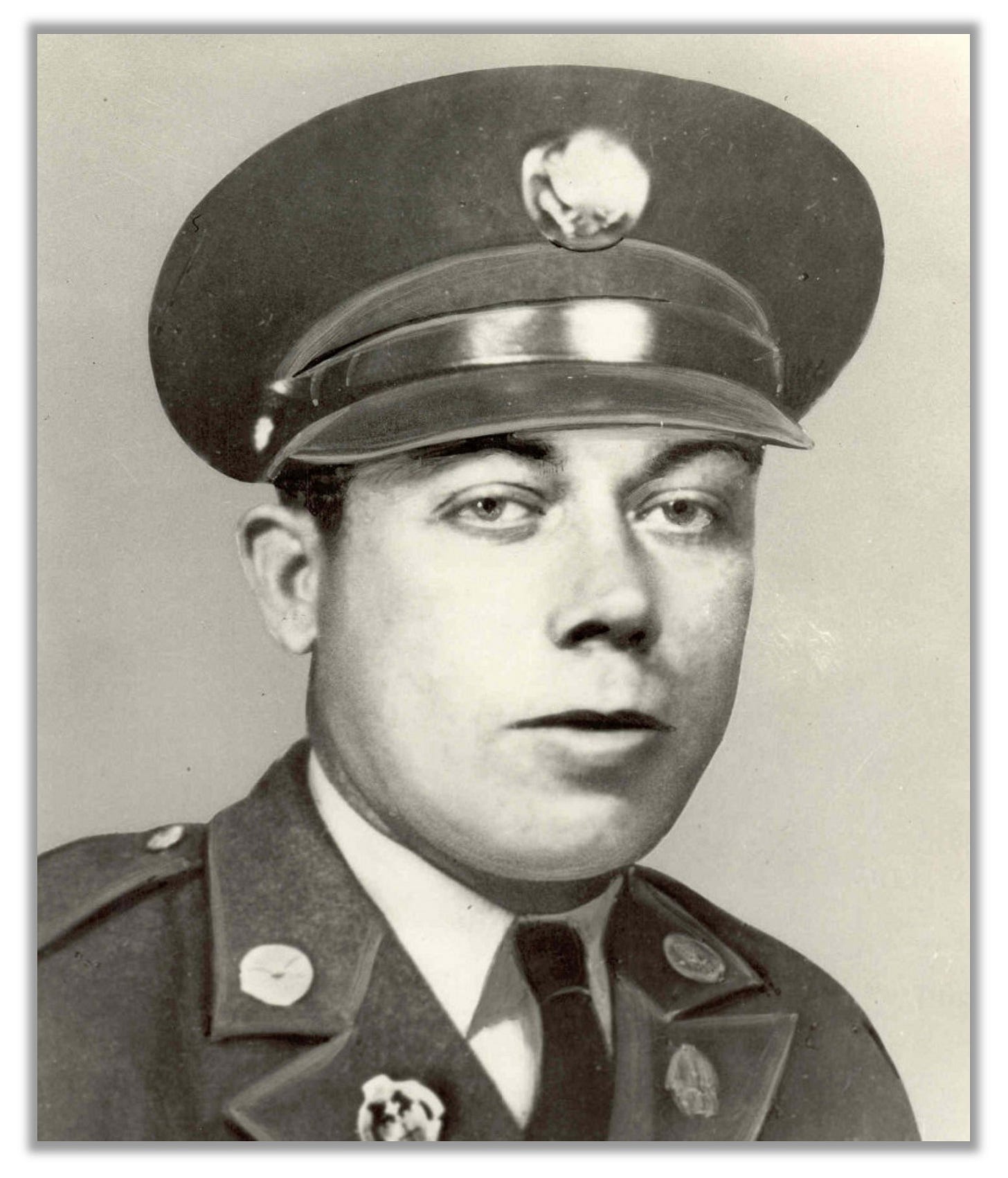 Headshot of McGill, in uniform.