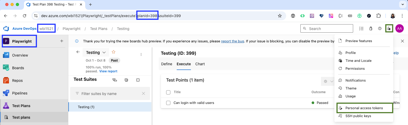 A Guide to Azure DevOps Pipelines and Test Plan with Playwright