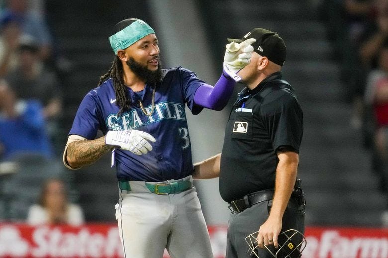 Mariners suffer another agonizing loss to Angels, fall further back in AL  West | The Seattle Times
