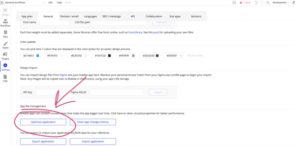 Tidy your app using the App Organiser