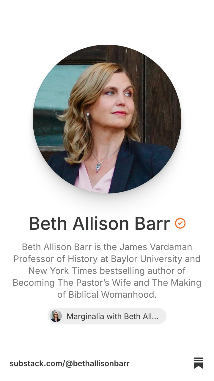 Beth Allison Barr | Substack