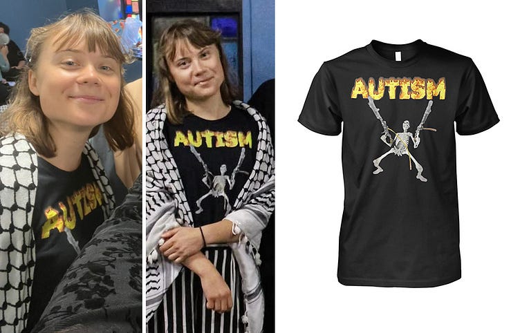 Greta Thunberg Autism Skeleton Shirt by Charlotte on Dribbble