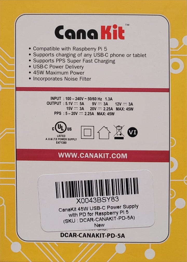 Power supply, case details, and storage drive