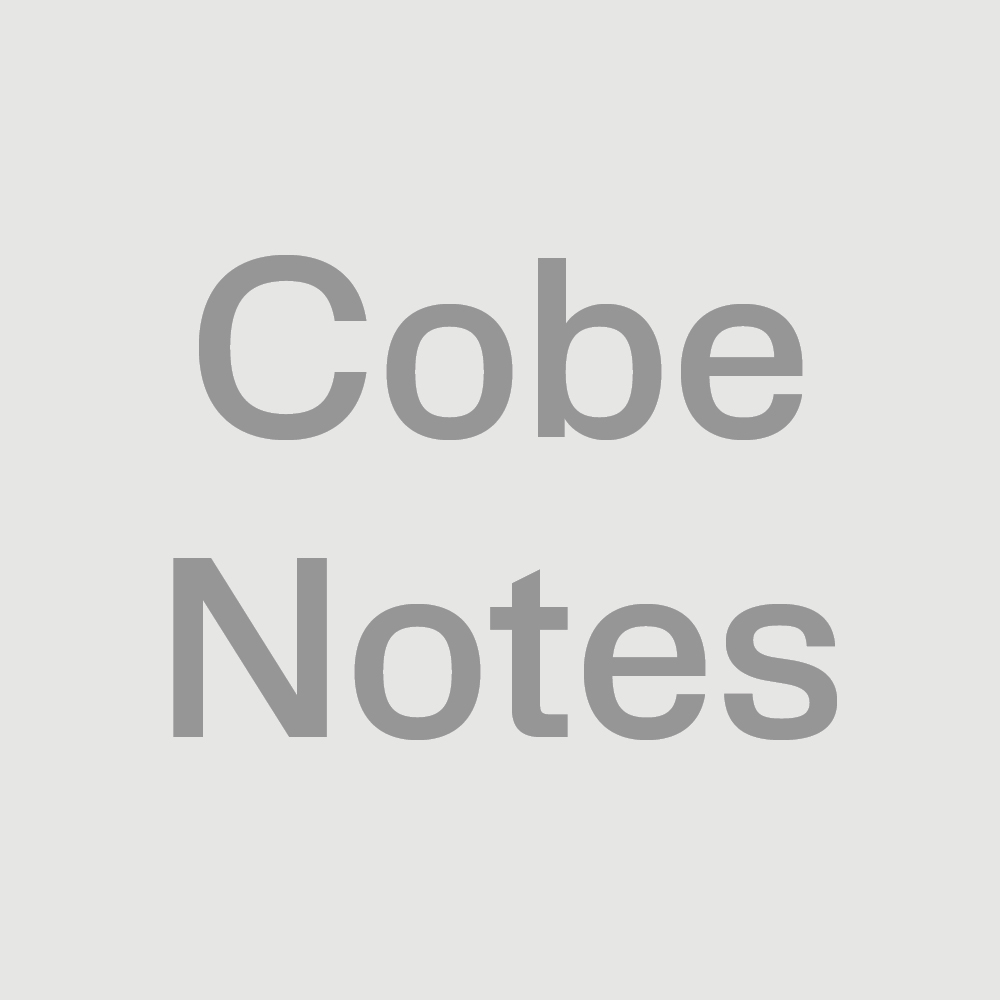 Cobe Notes