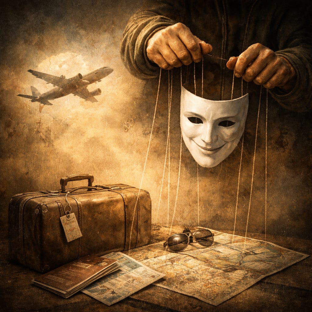 Voando com um Narcisista 一 Flying with a Narcissist 一 与自恋者同行 logo