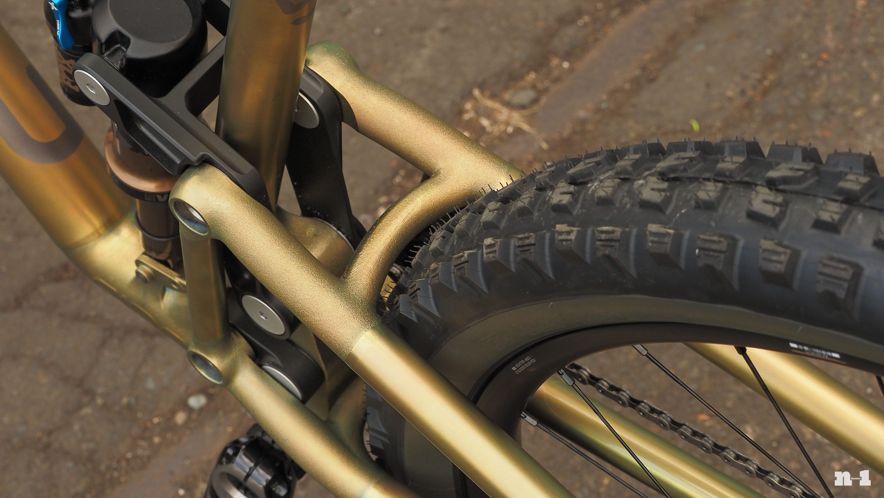 Firefly full-suspension titanium prototype