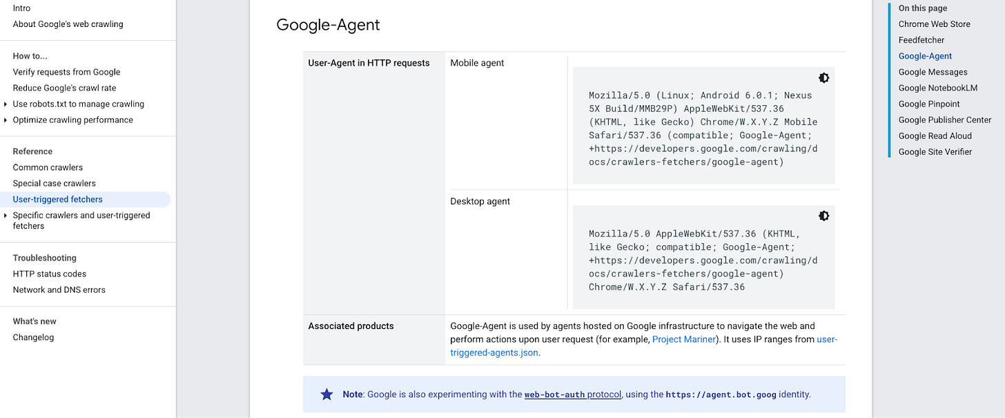 Google-Agent documentation Google-Agent documentation