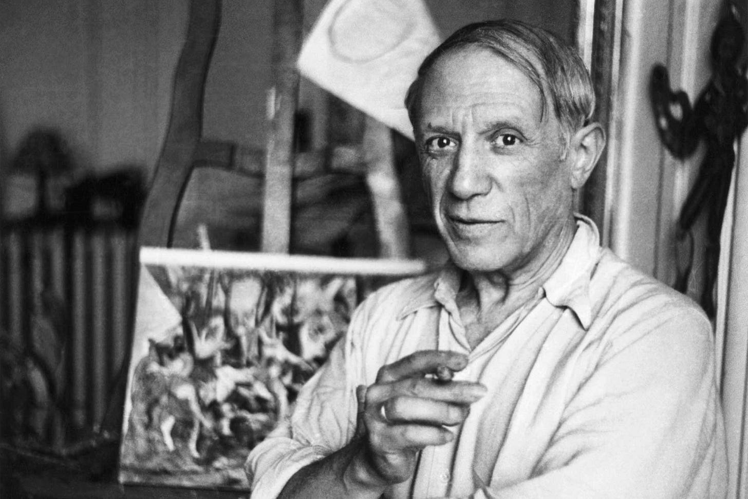 Pablo Picasso portrait photo Pablo Picasso portrait photo