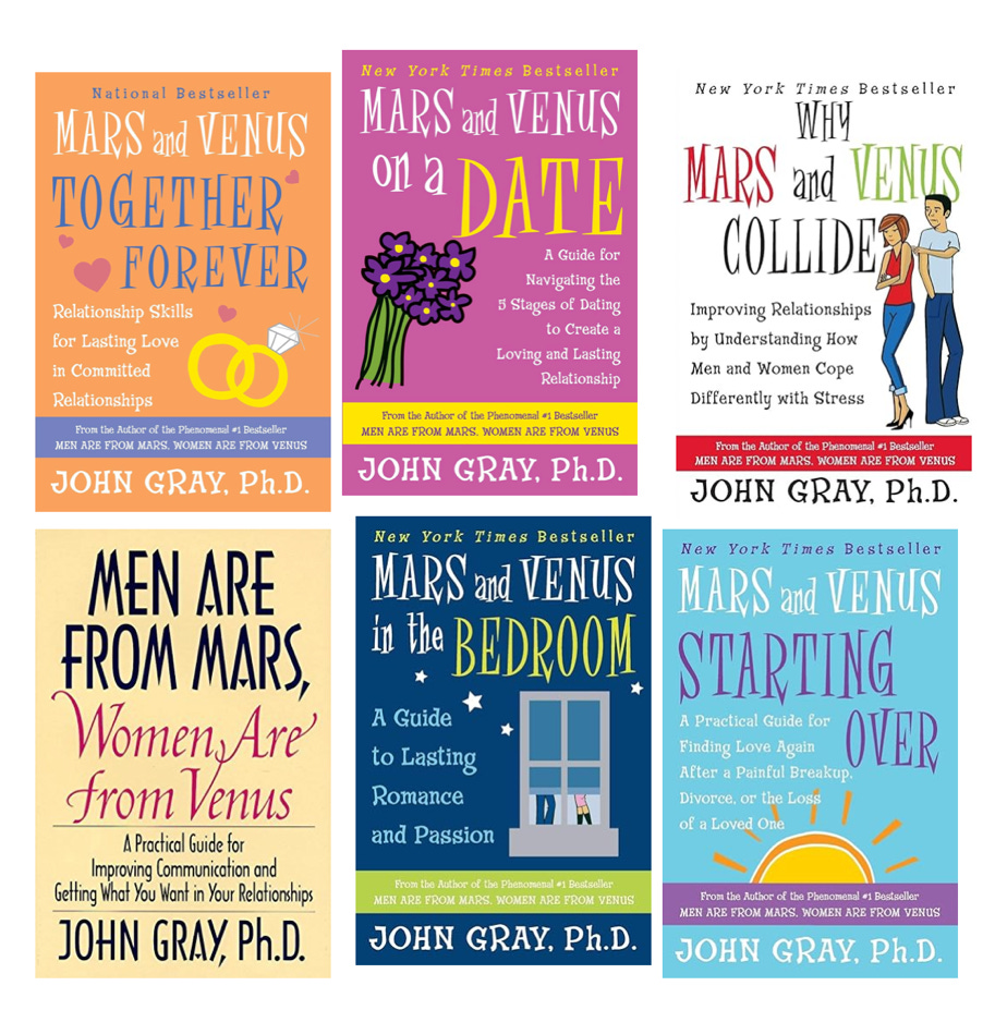 A collection of books about mars and venus
AI-generated content may be incorrect. A collection of books about mars and venus
AI-generated content may be incorrect.