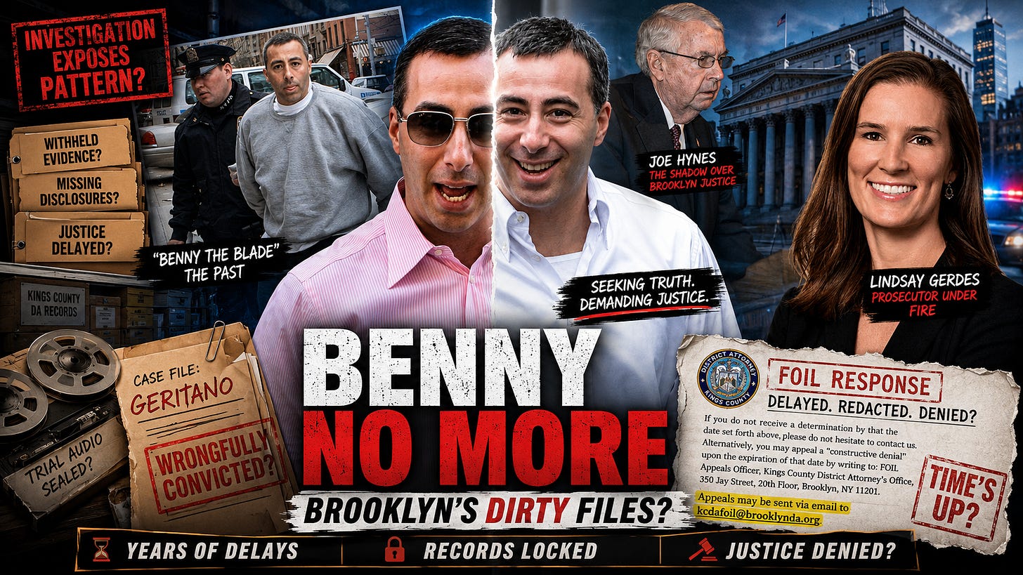 Benny No More: Reformed Gambino associate Battista Geritano says Brooklyn prosecutors railroaded him as Lindsay Gerdes’ record faces scrutiny