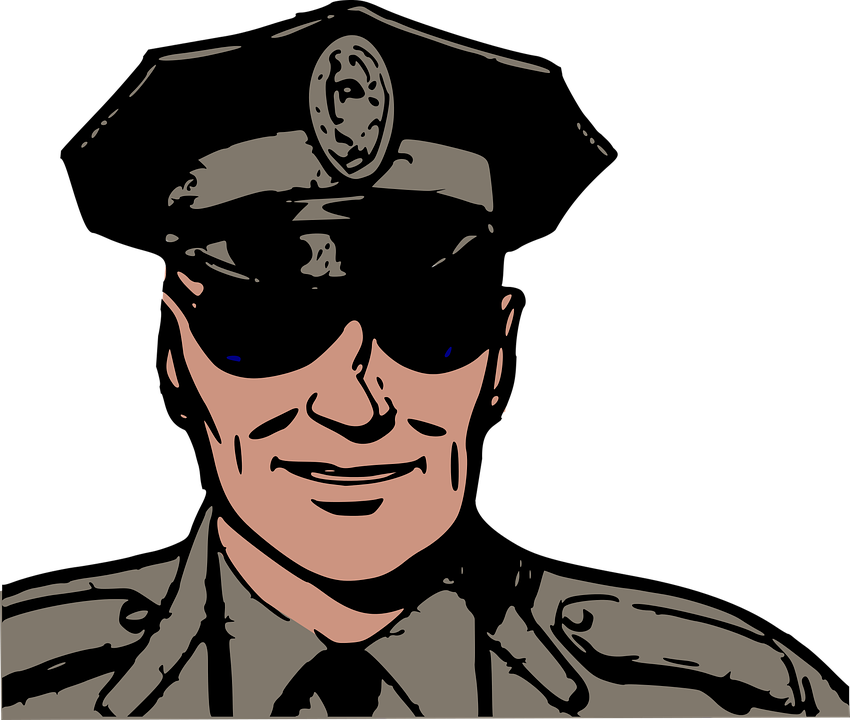 Cop, Glasses, Law, Man, Police, Retro, Sunglasses