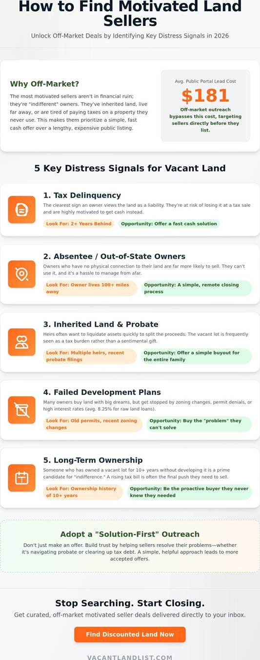 How to find motivated land sellers How to find motivated land sellers