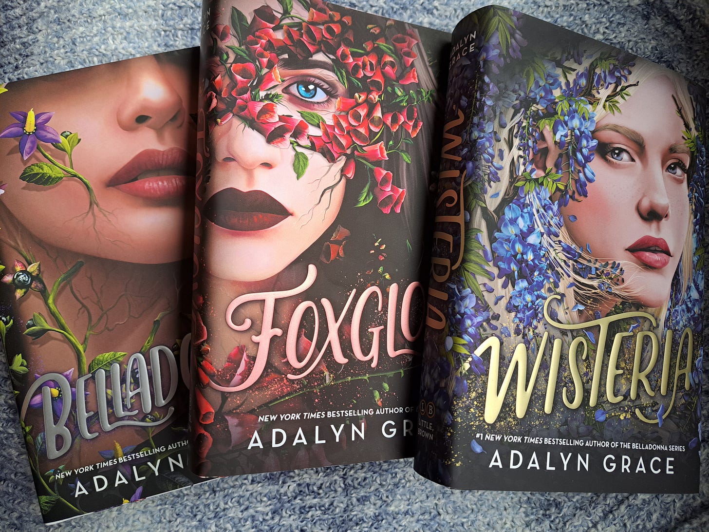 3 books from the Belladonna trilogy by Adalyn Grace