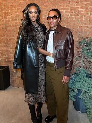 May be an image of leather, eyewear and overcoat May be an image of leather, eyewear and overcoat