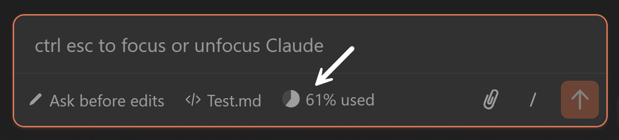Context window exceeding 50%, Claude Code VS Code extension