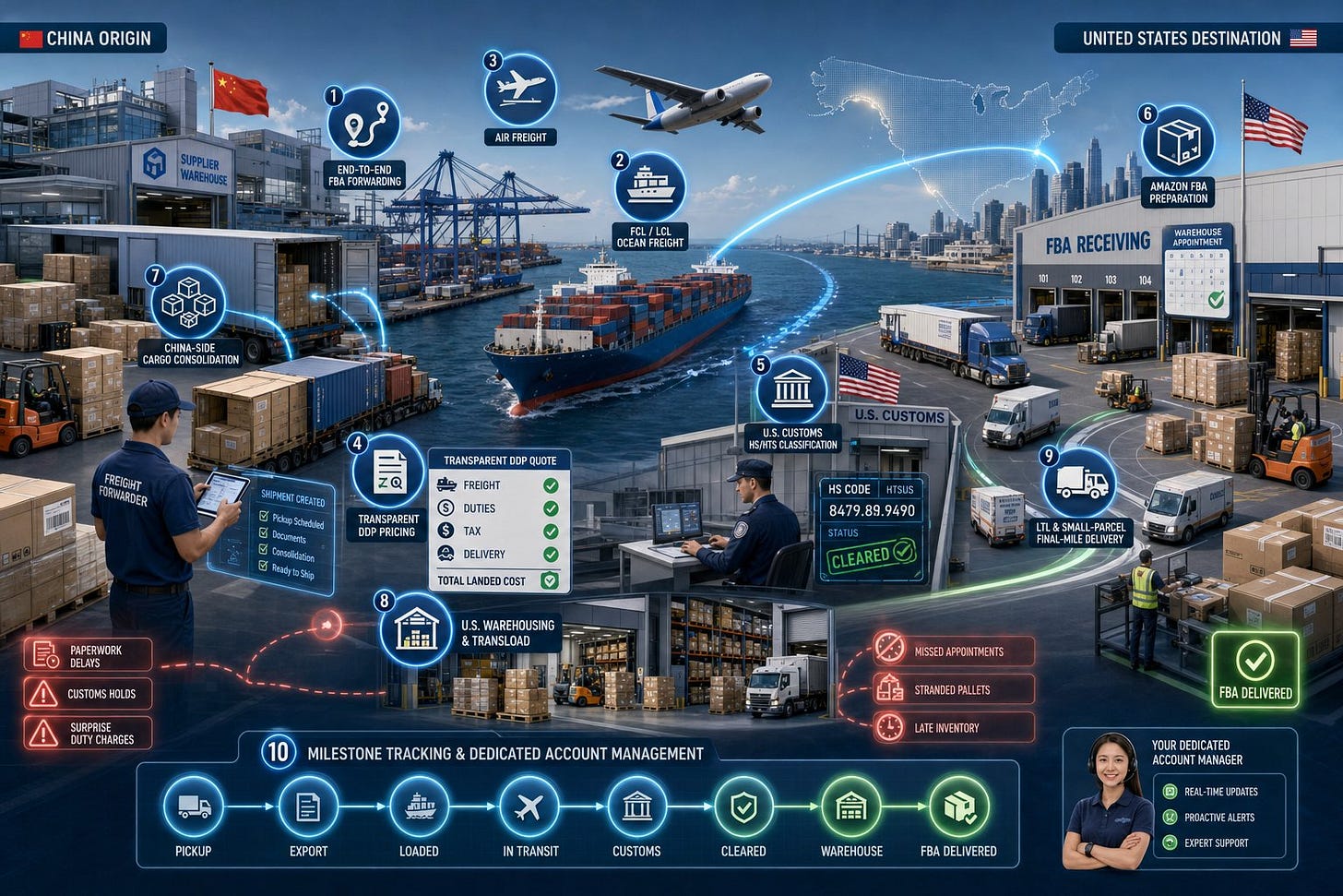 China to USA Freight Forwarding 10 Capabilities That Matter China to USA Freight Forwarding 10 Capabilities That Matter