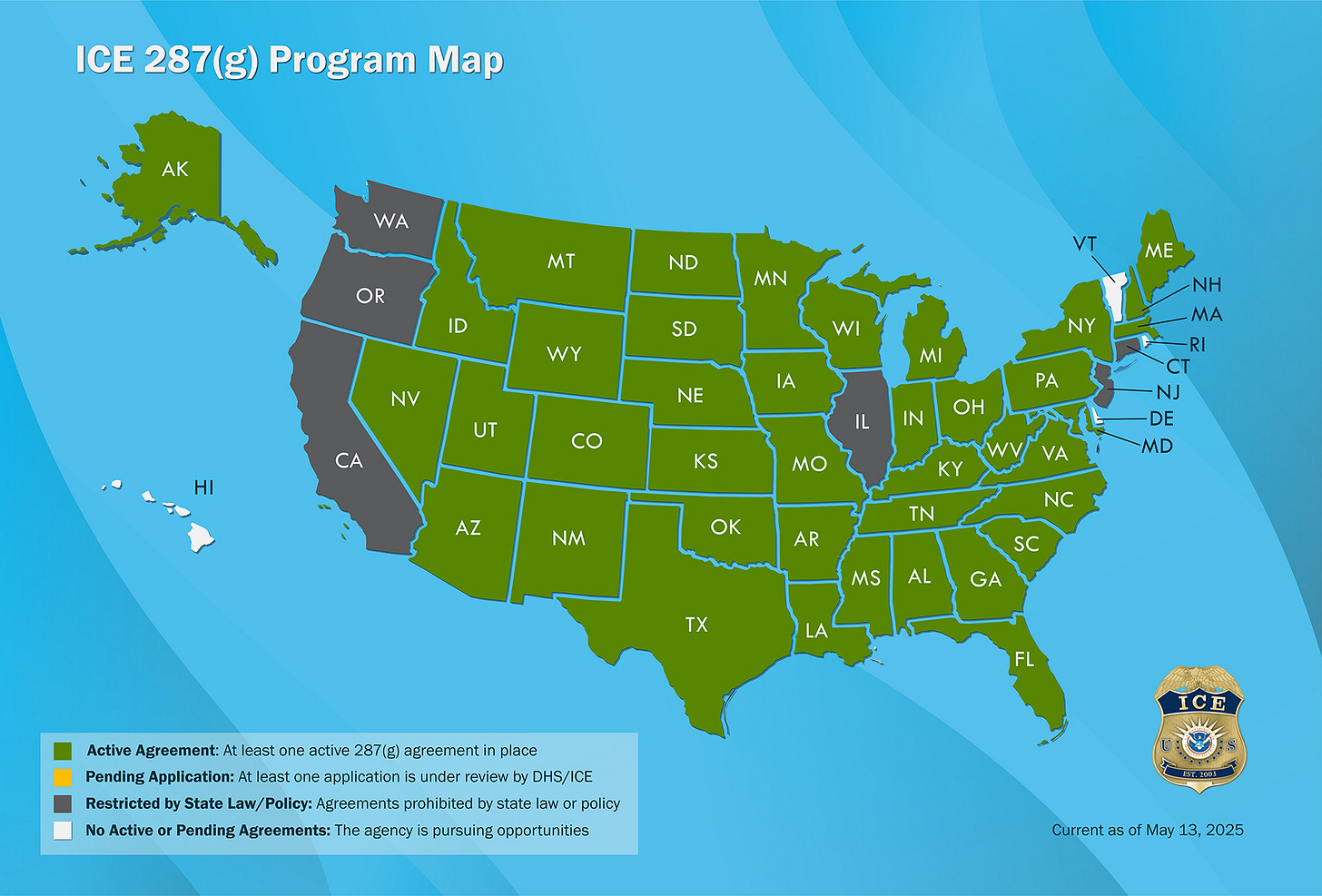 ICE 287(g) Program Map ICE 287(g) Program Map