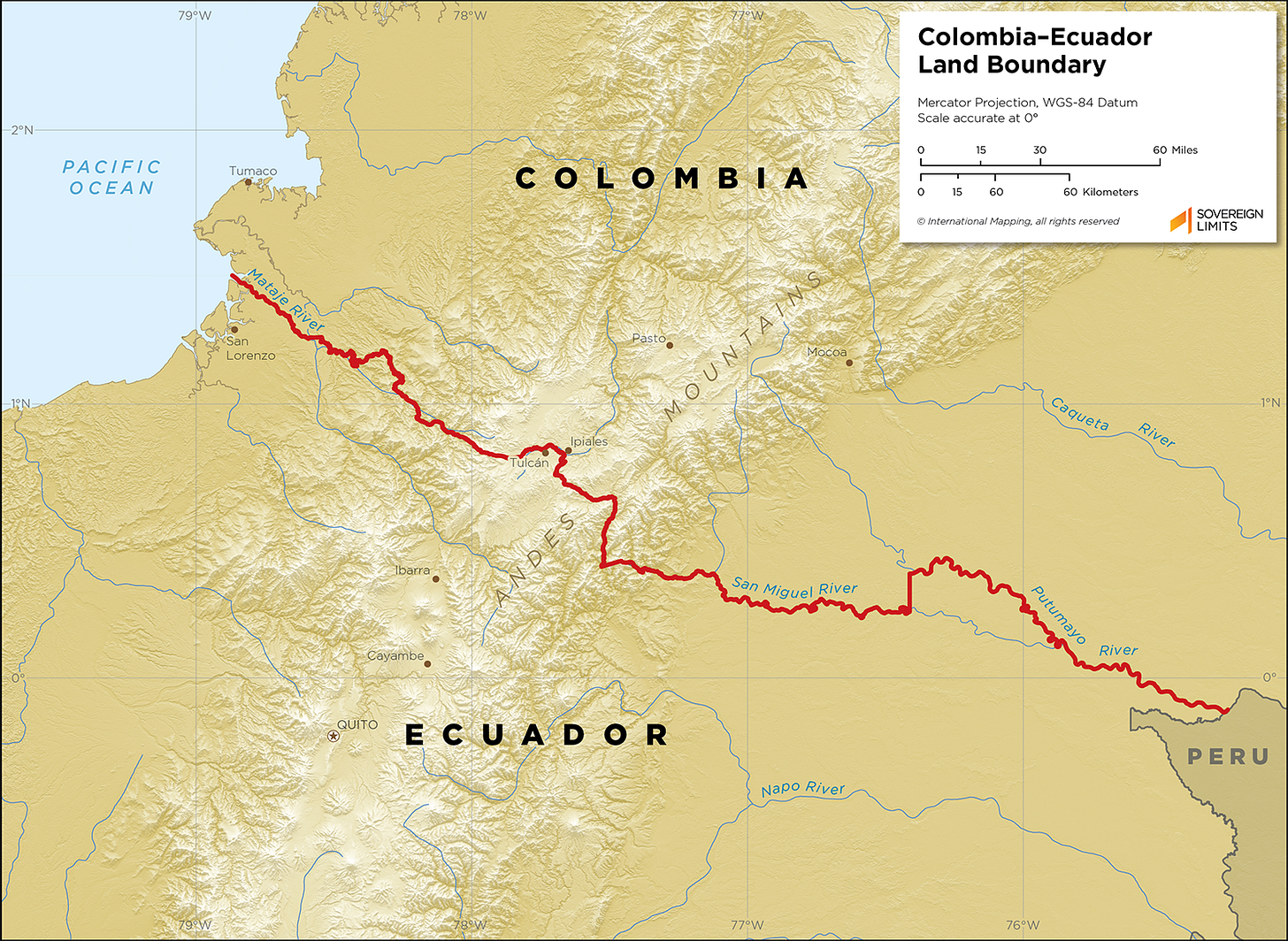 Colombia–Ecuador Land Boundary | Sovereign Limits Colombia–Ecuador Land Boundary | Sovereign Limits