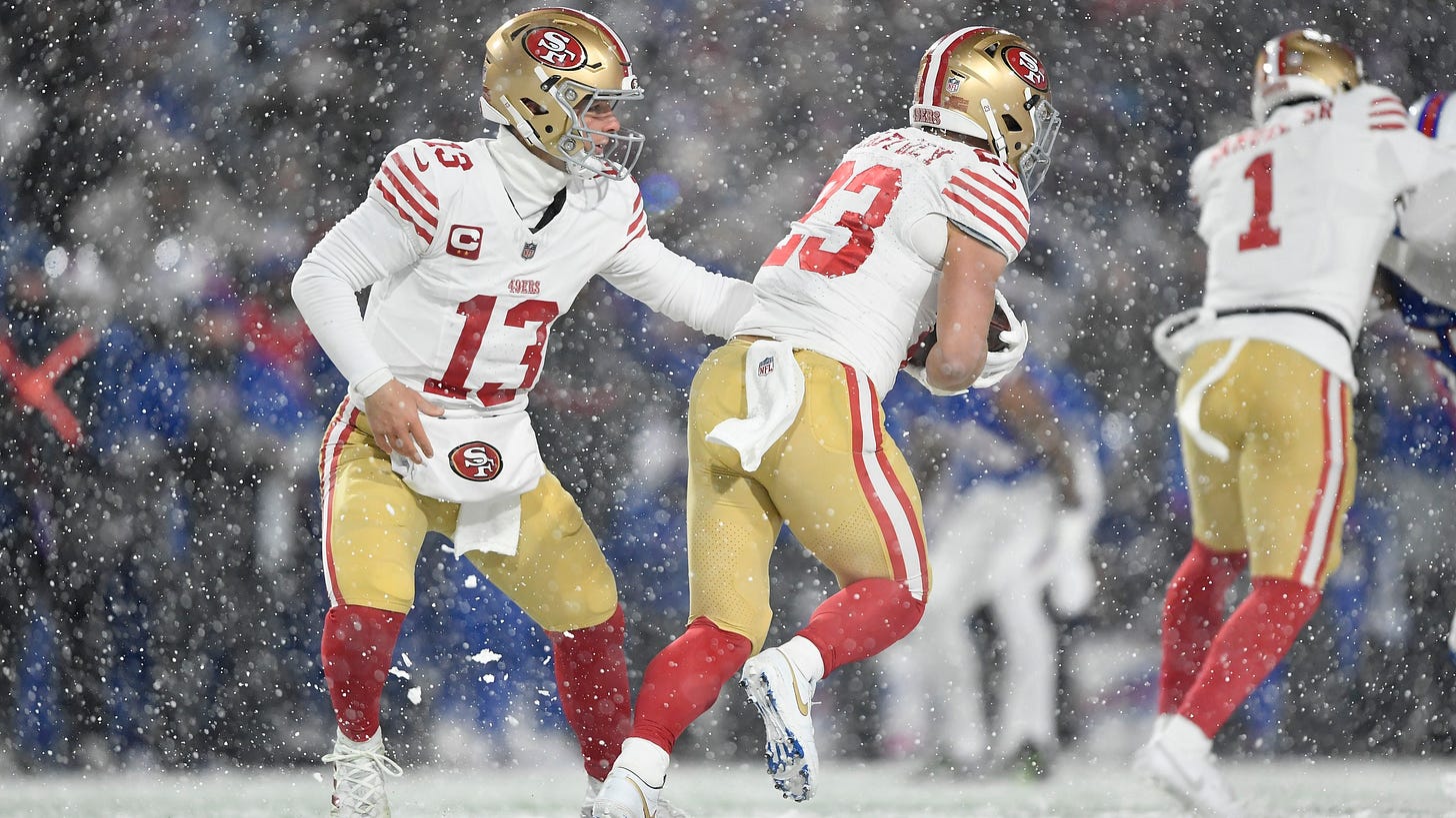 Christian McCaffrey's season 'potentially' over after knee injury in 49ers'  loss to Bills – KGET 17 News