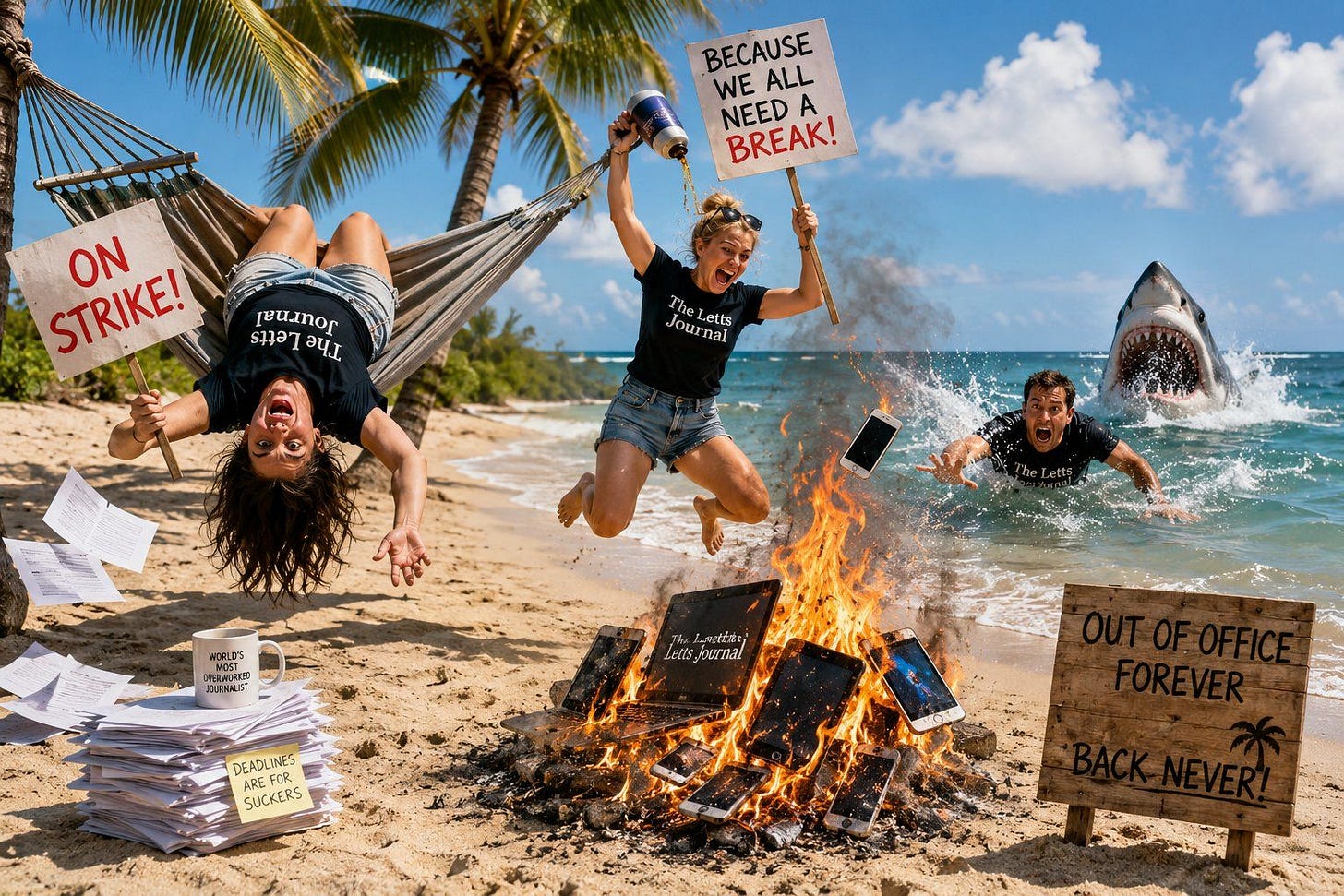 The Letts Journal Staff On Strike