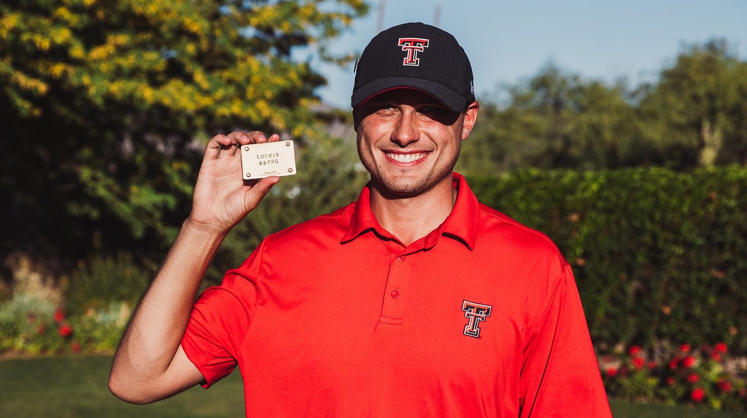 Ludvig Aberg - Men's Golf - Texas Tech Red Raiders