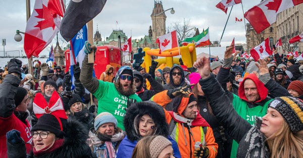 An American-Style Protest in Canada (and NZ?)