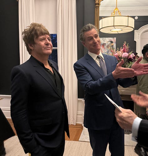 Willie Brown, Thelton Henderson, Clem and Governor Newsom