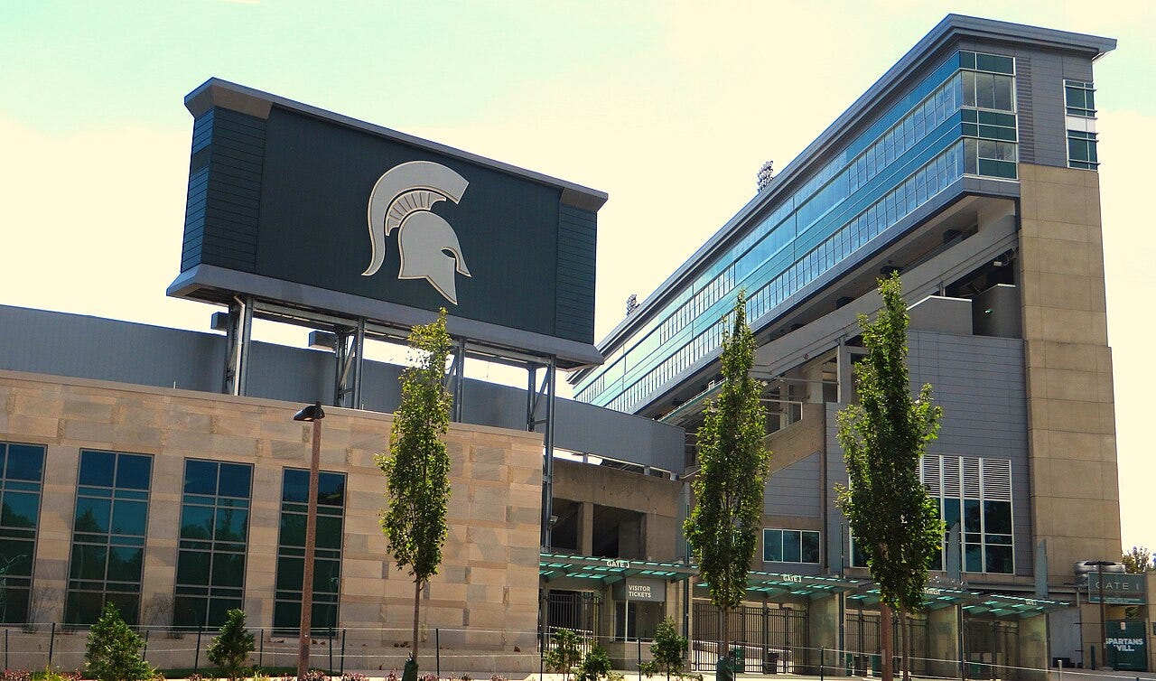 Photo: Ken Lund from Reno, Nevada, USA / Wikimedia Commons (CC BY-SA 2.0) Spartan Stadium (formerly College Field, Macklin Field and Macklin Stadium) opened in 1923 in East Lansing, Michigan, United States. It is primarily used for football, and is the home field of the Michigan State University Spartans. After the additio