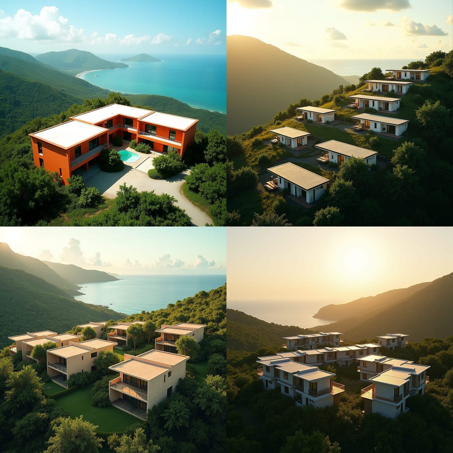 Ten individual modern, two-bedroom, two-story residential units are set across a picturesque hillside in the countryside of Gibraltar, Jamaica. These homes are designed in an L-shaped layout, offering stunning views of the surrounding mountains and a partial view of the sea. Perfectly positioned to capture the beauty of nature, each unit blends modern living with the serenity of Jamaica's countryside.






