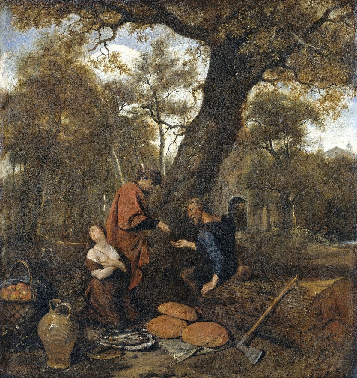 Erysichthon Sells His Daughter Mestra by Jan Havickszoon Steen