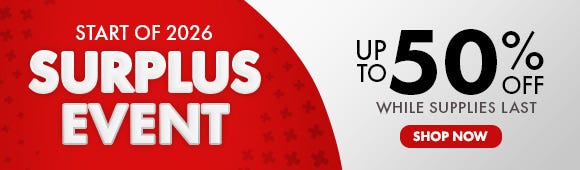 Start of 2026 - Surplus Event: Get up to 50% Off Start of 2026 - Surplus Event: Get up to 50% Off