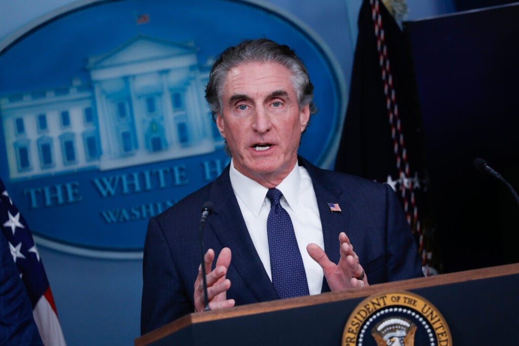 Interior Secretary Doug Burgum speaks during a news conference at the White House on Aug. 11. Credit: Yasin Ozturk/Anadolu via Getty Images Interior Secretary Doug Burgum speaks during a news conference at the White House on Aug. 11. Credit: Yasin Ozturk/Anadolu via Getty Images