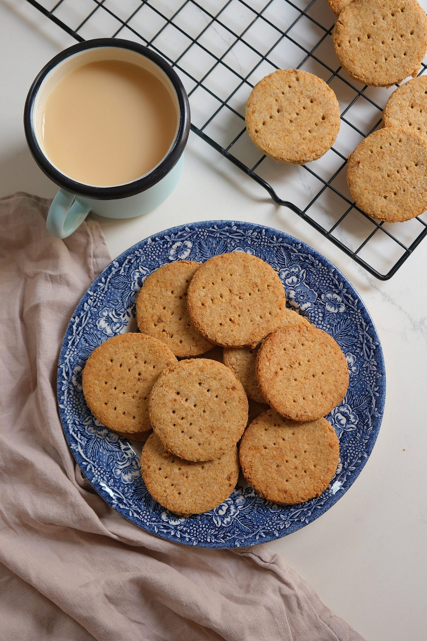 High-Fiber Oat Digestive Biscuits High-Fiber Oat Digestive Biscuits