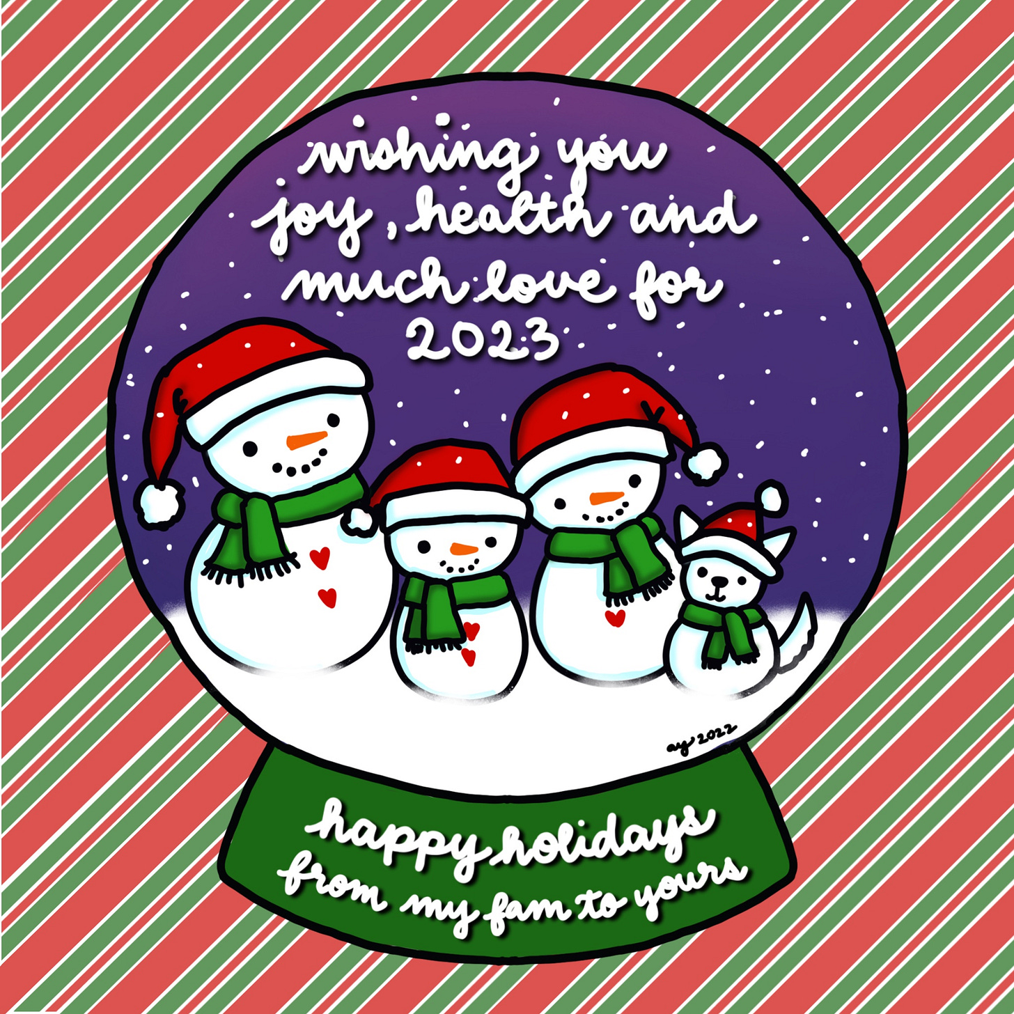 Wishing you joy, health and much love for 2023