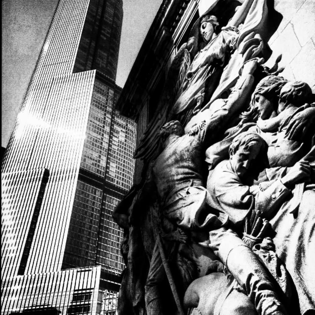 “The Defense” Southwest Tower of Bridge (Chicago)- By Shawn Metivier, 2018*