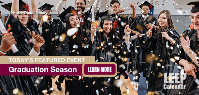 Graduates celebrating graduation