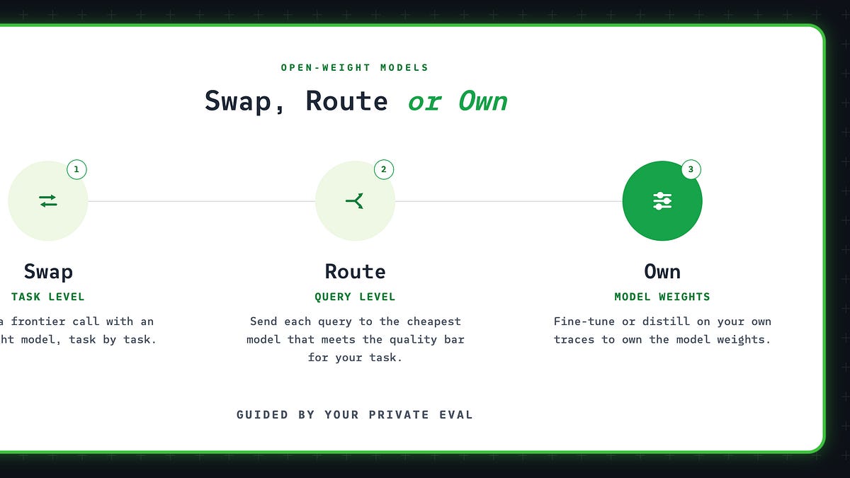 Swap, Route or Own: Open-Weight Models