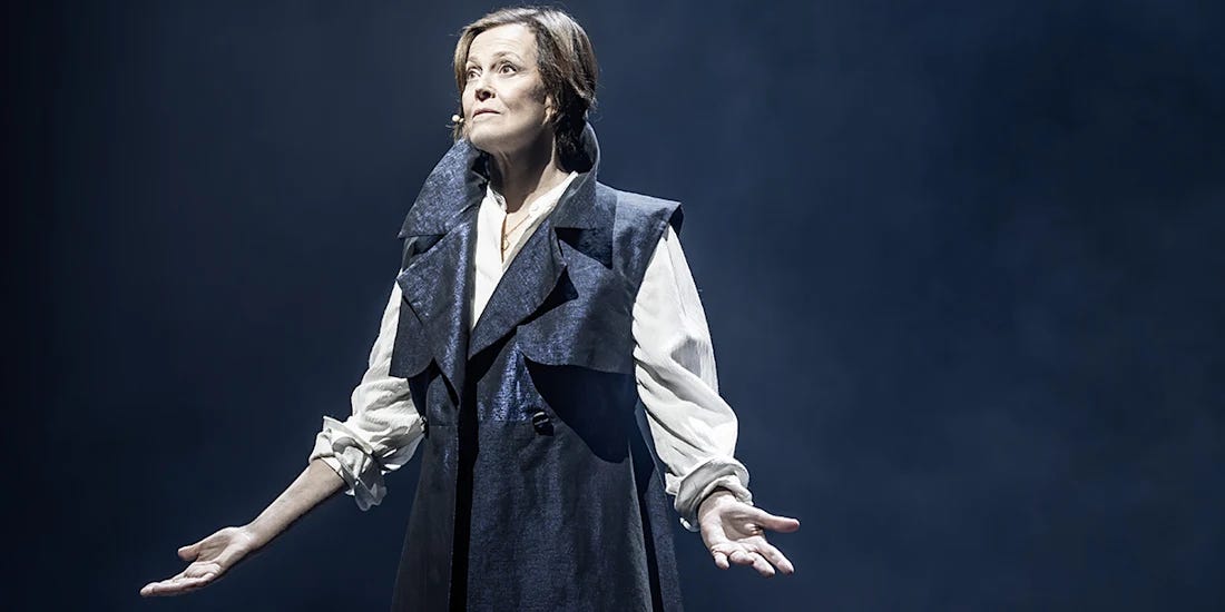 The Tempest' review — Sigourney Weaver makes her West End debut in Jamie  Lloyd's stylish production | London Theatre