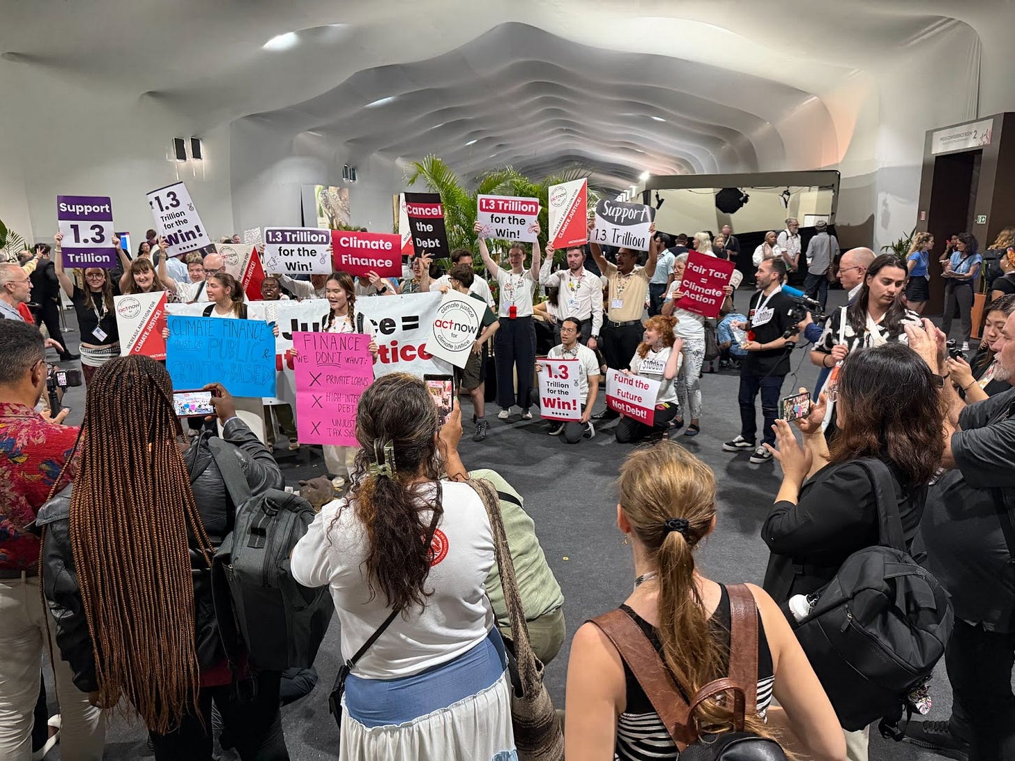 Faith leaders at COP30 call for fair climate finance for developing countries.