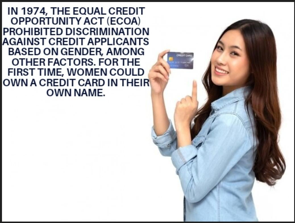 Λιγότερο από 50 χρόνια πριν οι γυναίκες δεν θα μπορούσαν να έχουν τη δική τους πιστωτική κάρτα (Ηνωμένες Πολιτείες). : r/Feminism